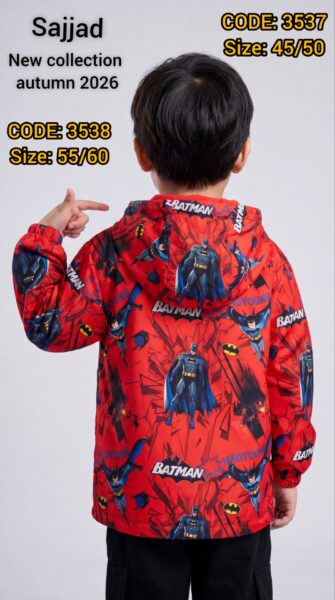 سویشرت پاییزه ضدآب طرح batman