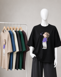 تیشرت باکسی زنانه