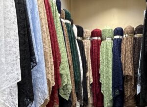 پارچه دانتل قیطوندار