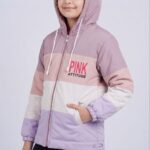 سویشرت دورو دخترانه طرح pink