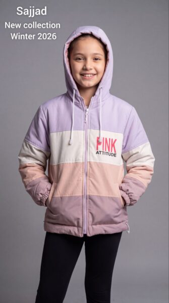 سویشرت دورو دخترانه طرح pink