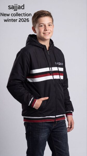 سویشرت پسرانه دو رو طرح TOMMY