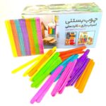 چوب بستنی باریک رنگی